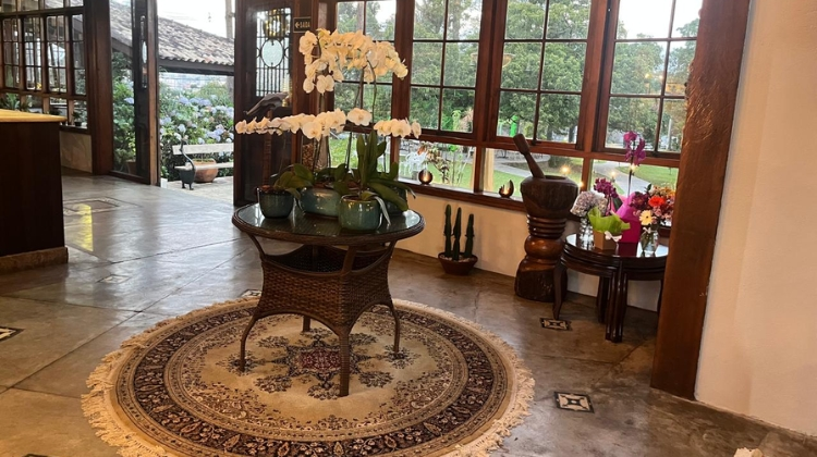 Salão decorativo do Villa Solare